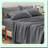 LuxuryCool Queen Sheet Set - Hotel Quality Bedding with Deep Pockets, Breathable Fabric, Wrinkle & Stain Resistant - 6 Piece Set in Grey with 4 Pillowcases