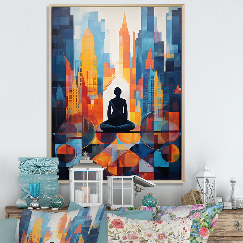 Yoga Cubisc Collae II, Naturel, H 32 po x l 16 po x P 1 po