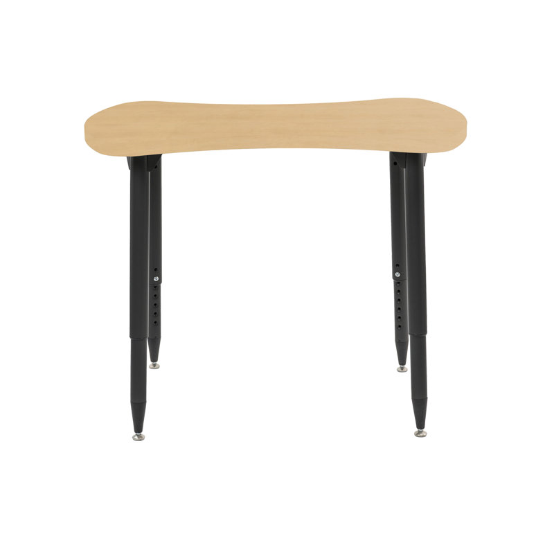 Table d'activité Adapte 25 x 37 Bowtie, Grain d'érable, Noir