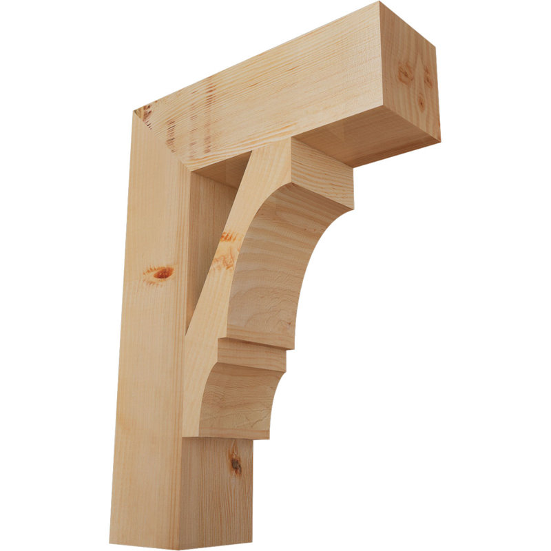 Support de bloc Balboa, Sapin de Douglas lisse, L 5 1/2 po x P 20 po x H 28 po
