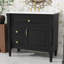 Meuble-lavabo autoportant de 36 pouces avec lavabo, lavabo en céramique, tiroir rabattable, tablette ajustable, structure en bois d'hévéa-985685547