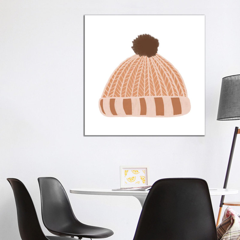 Wooly Hat - Wrapped Canvas Print, 93.98 cm H x 93.98 cm W x 1.91 cm D