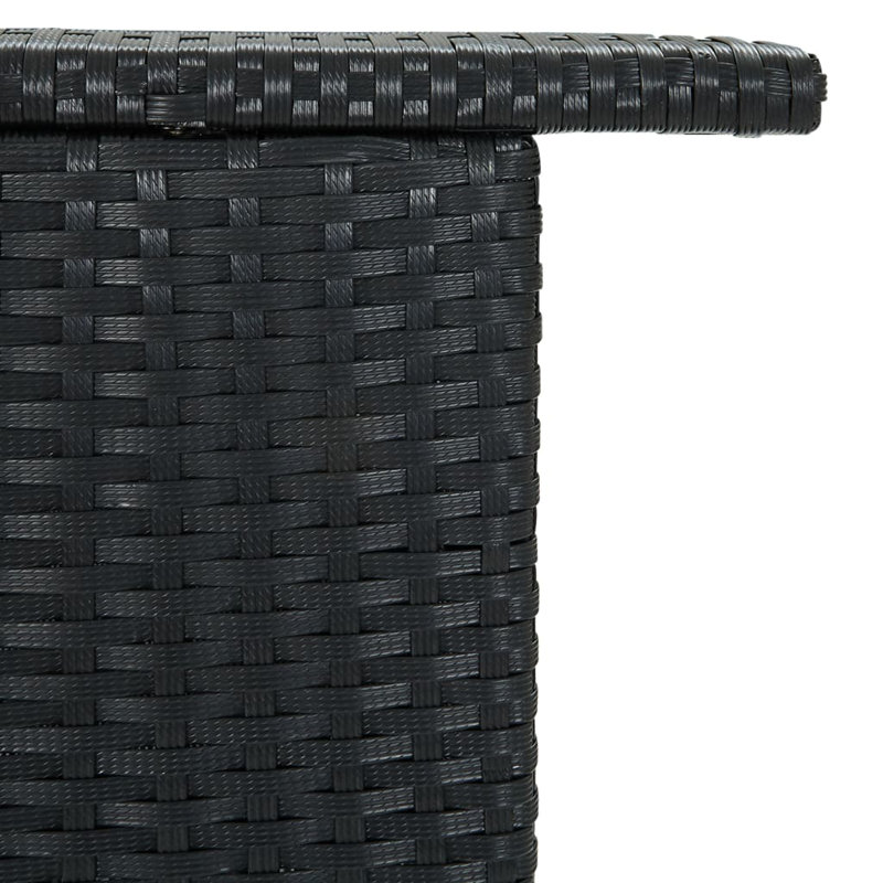 Evaleen Rattan Bar Table, Black