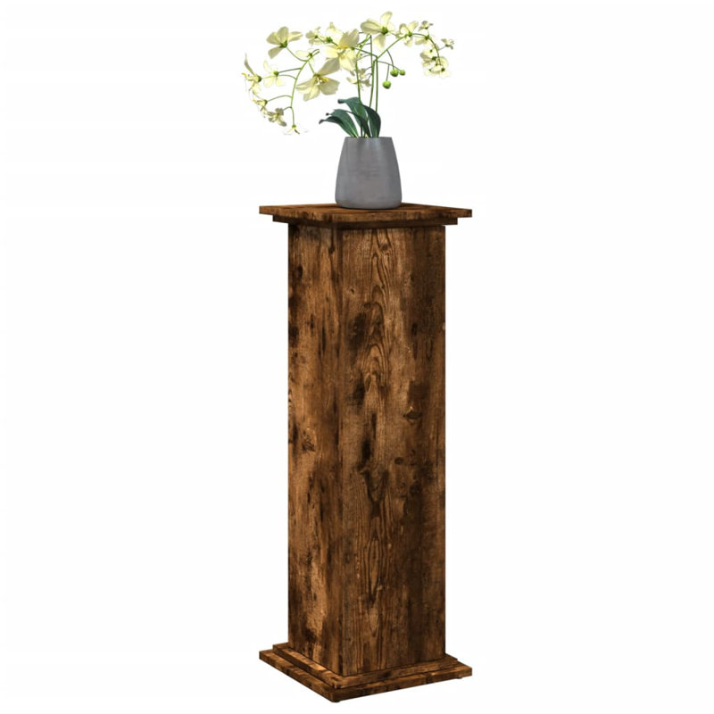 Ruot 1 Tier Plant Stand, Smoked oak