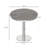 Round Modern Dinning Table 31.5 inches Bistro Table Tulip Table with Faux Marble top,Easy Assemble,Sturdy Metal Frame Diameter-1943578532-1943578531