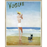 Women With Dog Giclee Print by Eduardo Benito
