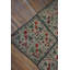 Tapis crocheté antique en laine ivoire
