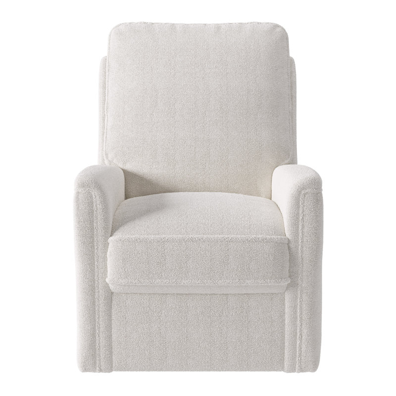 Fauteuil inclinable manuel pivotant de 28 po Anamda, Boucle blanc