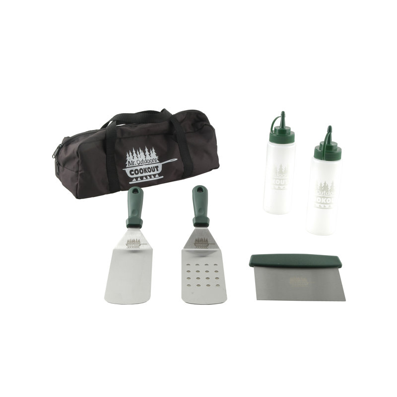 King Kooker 5 pièces Ensemble d'accessoires de plaque chauffante avec sac de transport