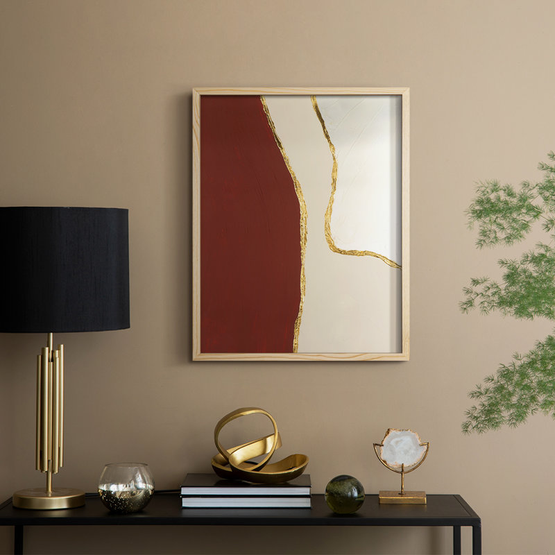 Allspice I Framed Print - Solid Wood, 15" H x 12" W