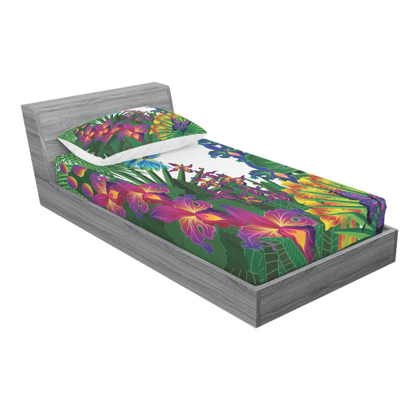 Microfiber Sheet Set, Twin XL Sheet Set with Fitted Sheet