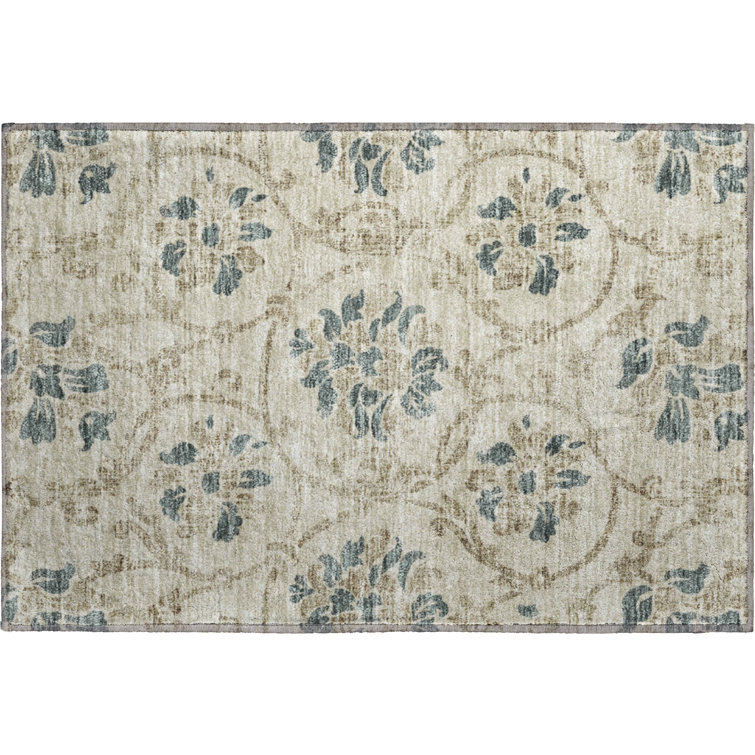 Premium Machine Washable Prisco Beige Rug