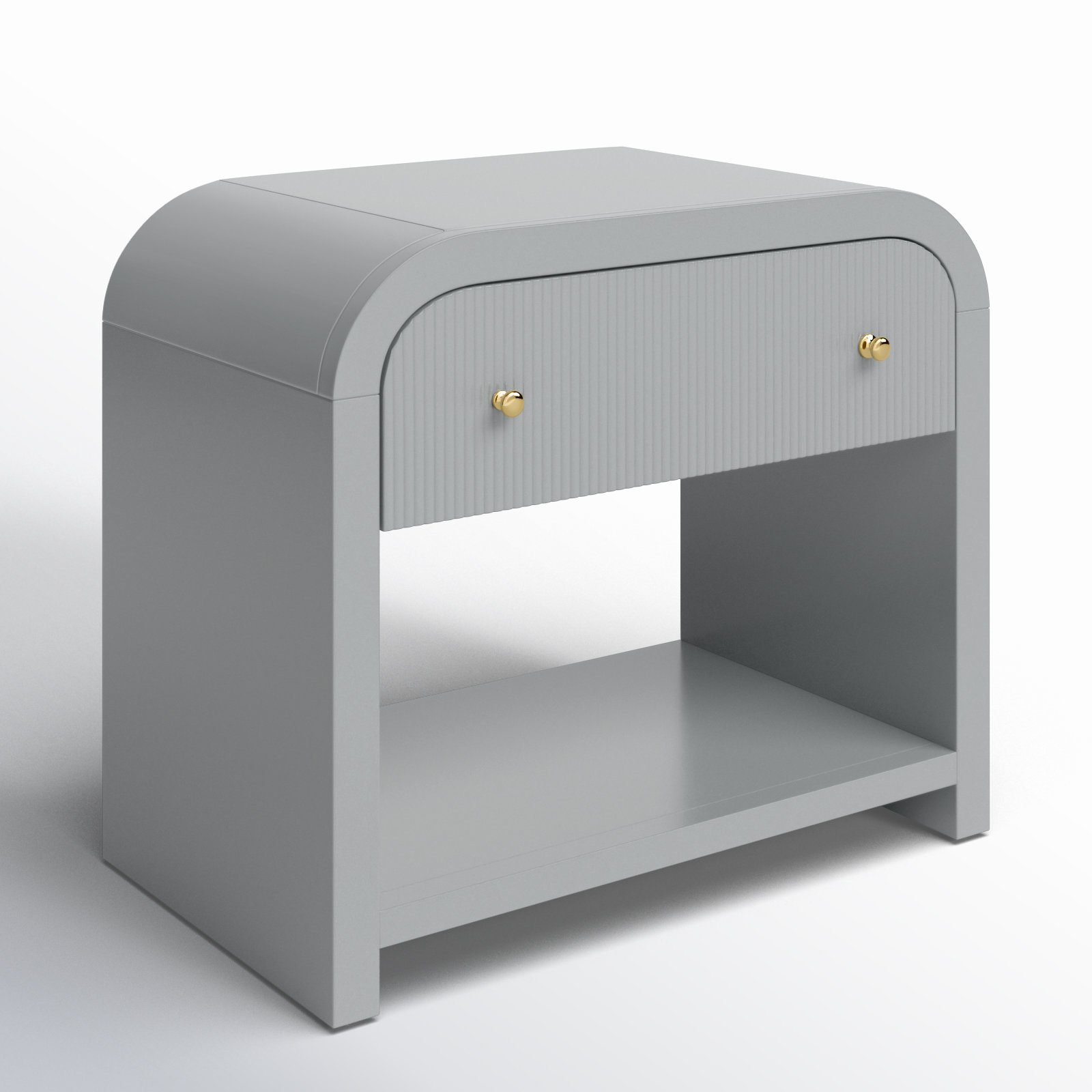 Liabella Nightstand, Light Gray