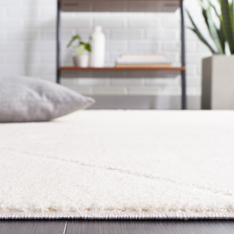 Tapis à motif géométrique Jacvalynn Performance, Carré 6 pi 7 po