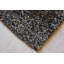 Tapis poils longs zone grise fait main Leda