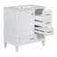 Ensemble de meuble-lavabo moderne avec lavabo 30 po, meuble-lavabo moderne avec porte à fermeture douce et 3 tiroirs, structure en bois massif-820456038