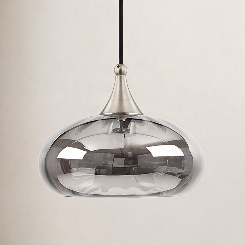 Averly 1 - Light Brushed Nickel Pendant