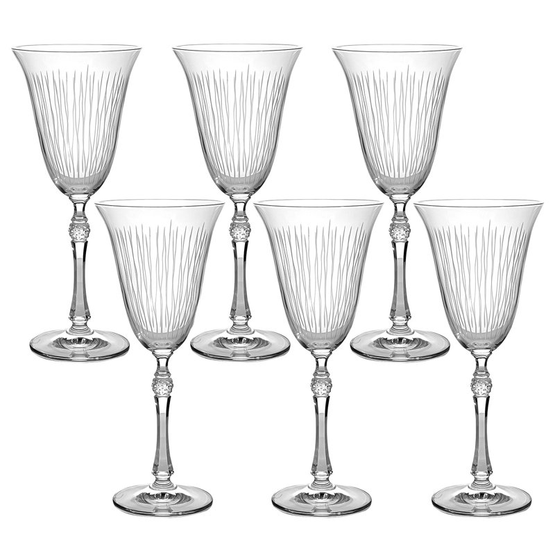 Ensemble de 6 verres à vin Venus