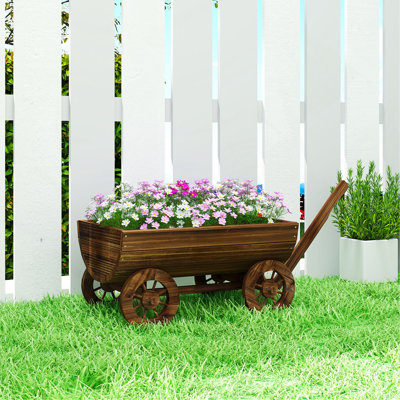 Boîte à fleurs en bois Outsunny
