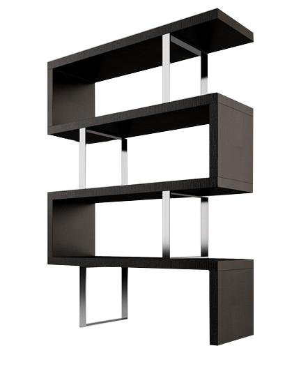 Charlis Metal Geometric Bookcase