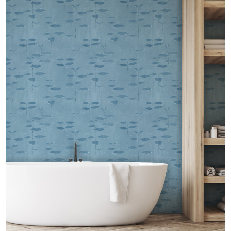 Paule Marrot Floral Wallpaper Double Roll, Blue