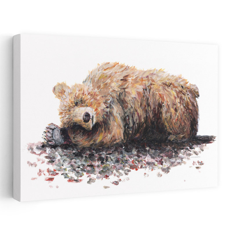 Art de la faune de Long Winter's Nap, H 16 po x l 24 po