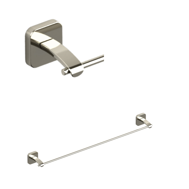 Barre à serviettes 24 po Salomé ™, Nickel poli