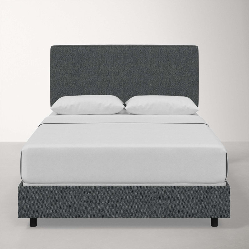 Marquise Upholstered Standard Bed, Milsap Navy Sustain Tweed, Full