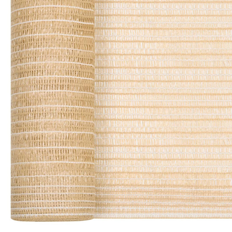 0cm H x 59.06cm W White Polyethylene Plastic Yard/Privacy Fence, Beige