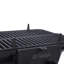 Barbecue extérieur en fonte ovale - Gris anthracite polyvalent pour la maison, le camping et les rassemblements