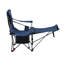Chaise de camping pliante pour l'extérieur avec poches latérales et porte-gobelet