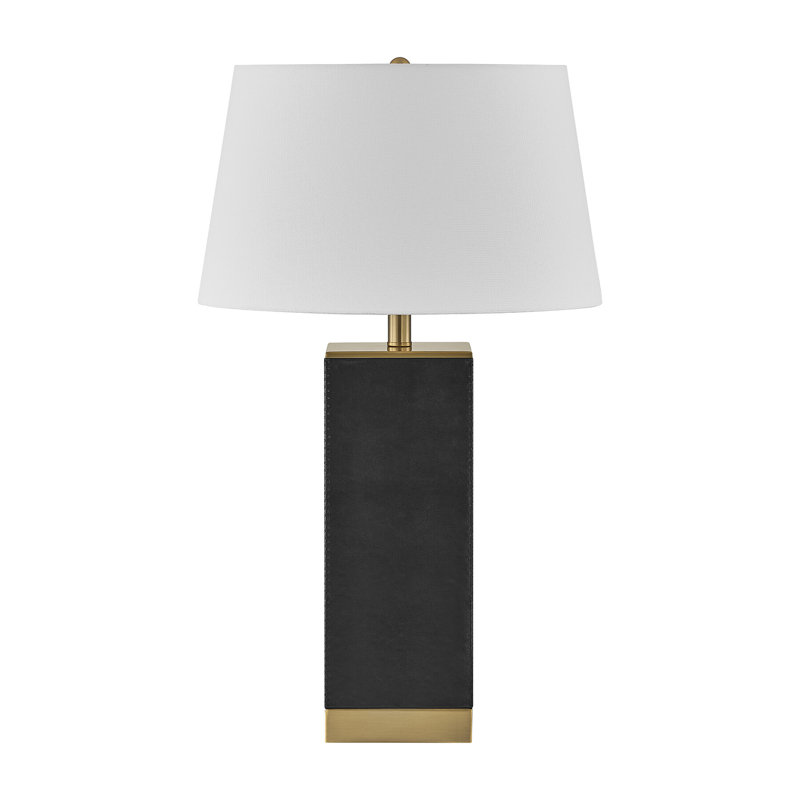 Lampe de table Max 1 lumière noire, Noir