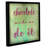 « chocolat do it », art textuel sur toile encadrée-22965803