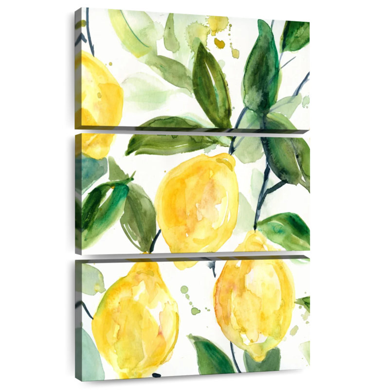 Yarlin Lemony Branch II, 57" H x 36" W