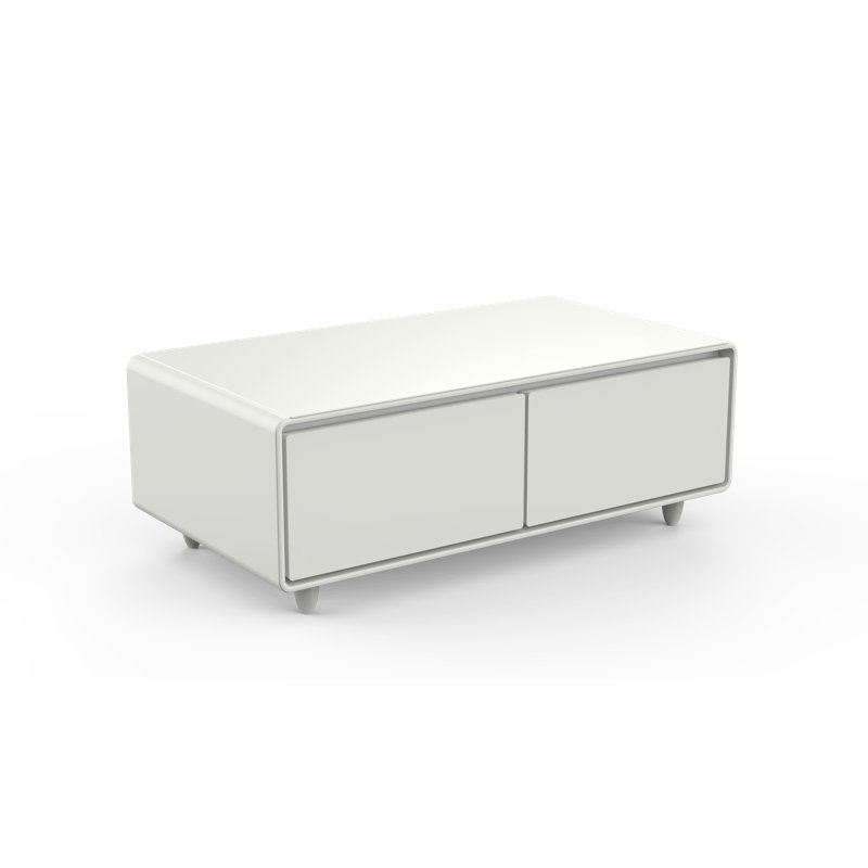 Frostform Single Coffee Table, White
