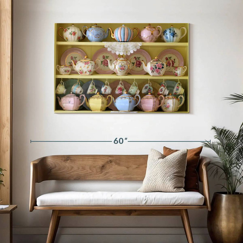 Senne Teaware Collection, 30" H x 45" W