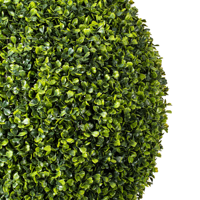 Boule de buis vert artificiel Hillside, H 29 po x l 24 po x P 24 po