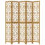 Charnique 180cm W 5 - Panel Solid Wood Folding Room Divider-2069364680