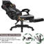 Inbox Zero Adjustable Swiveling PC & Racing Game Chair