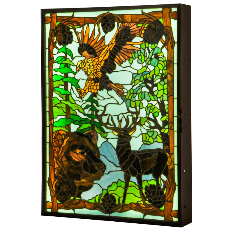 26"W Wilderness Dual Sided LED Window Box