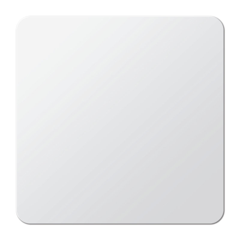 Flat Wall Mirror, 14.5cm H x 14.5cm W, Square
