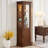 Vintage Corner Display Cabinet, Glass Door & Storage
