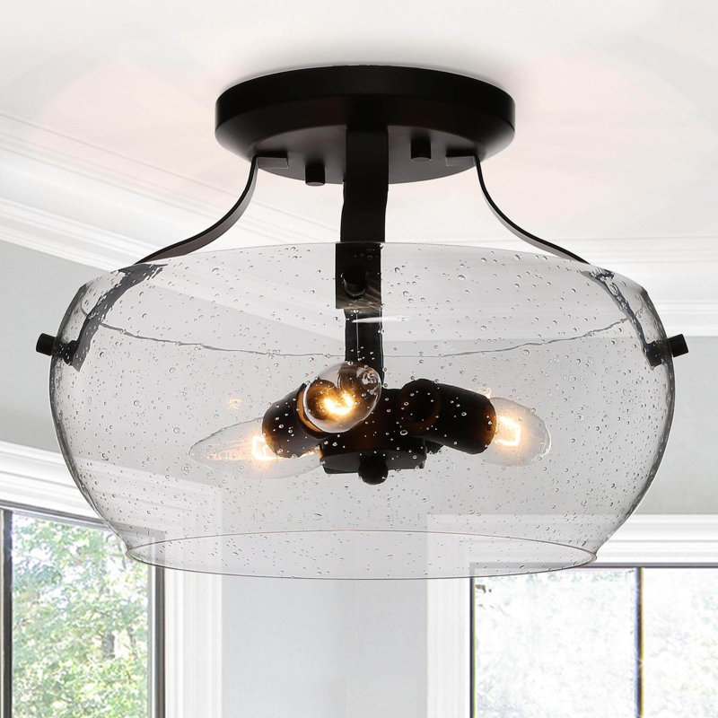 Plafonnier semi-encastré 3 lumières 12,1 po Angelise
