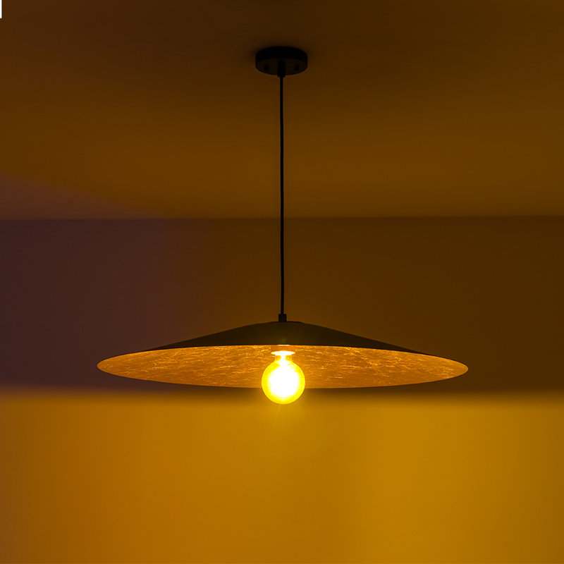 Industrial Oversized 31.5" Metal Cone Pendant