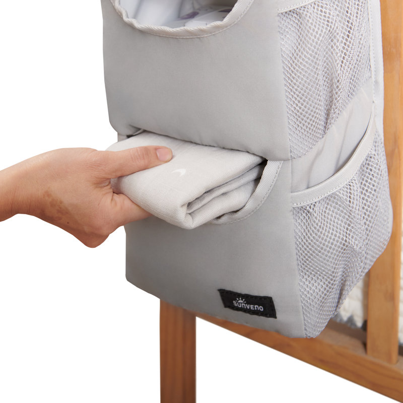 Empileur de couches pour lit de bébé à imprimé animal