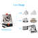 3 Inch LED Gimbal Recessed Ceiling Downlight with J-Box, Dimmable 50W Eqv., 5000K Daylight