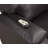 Brown Leather Recliner Aire W/Power Lift & Massage-2067376814