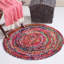 Lolita Striped Cotton Hand Woven Area Rug-1603033299
