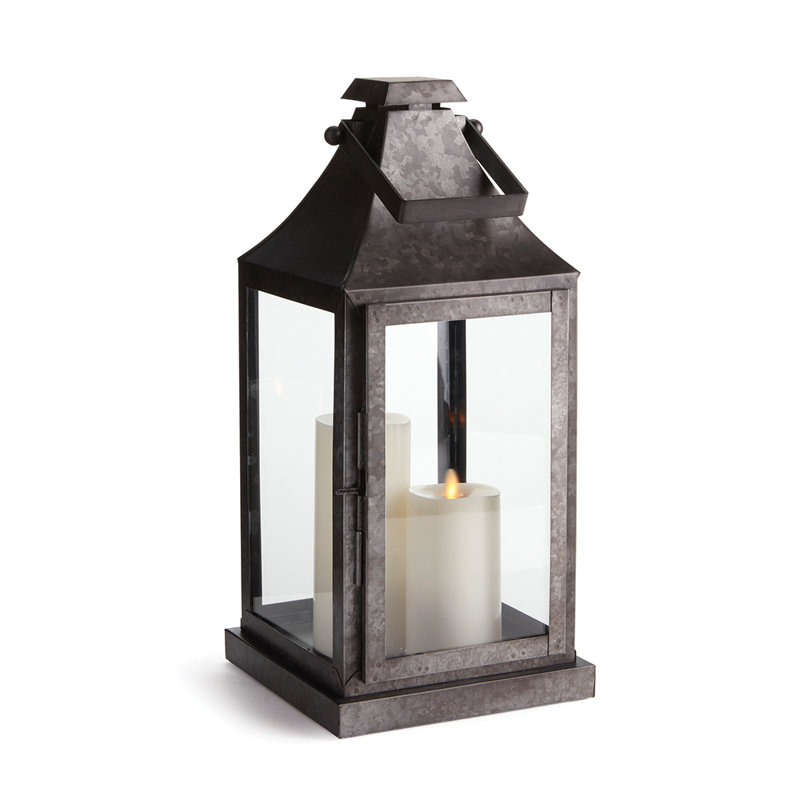 Sahni Lantern, 19" H x 8.75" W x 8.75" D