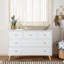 Austin 5-drawer Dresser, White/natural